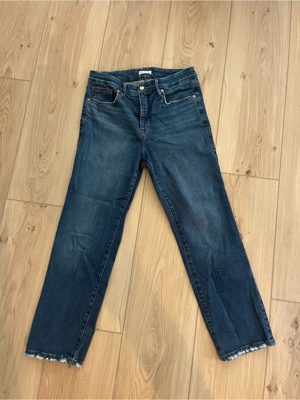 Good American Straight-Leg Jeans
